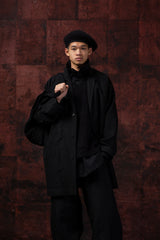 JAN JAN VAN ESSCHE-COAT #33-PITCH BLACK