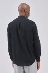 HANNIBAL COLLECTION-SHIRT-JAKOB 143.-BLACK CRINKLE