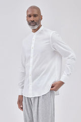 HANNIBAL COLLECTION-SHIRT-JAKOB 143.-WHITE CRINKLE