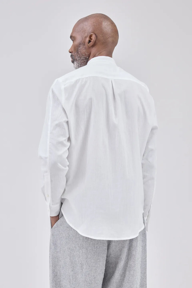 HANNIBAL COLLECTION-SHIRT-JAKOB 143.-WHITE CRINKLE