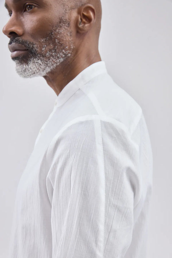 HANNIBAL COLLECTION-SHIRT-JAKOB 143.-WHITE CRINKLE