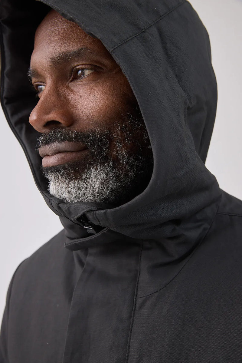 HANNIBAL COLLECTION-PARKA-RICK 109.-VINTAGE BLACK