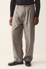 HANNIBAL COLLECTION-TROUSERS- HOMER 222.-GREY MARBLE