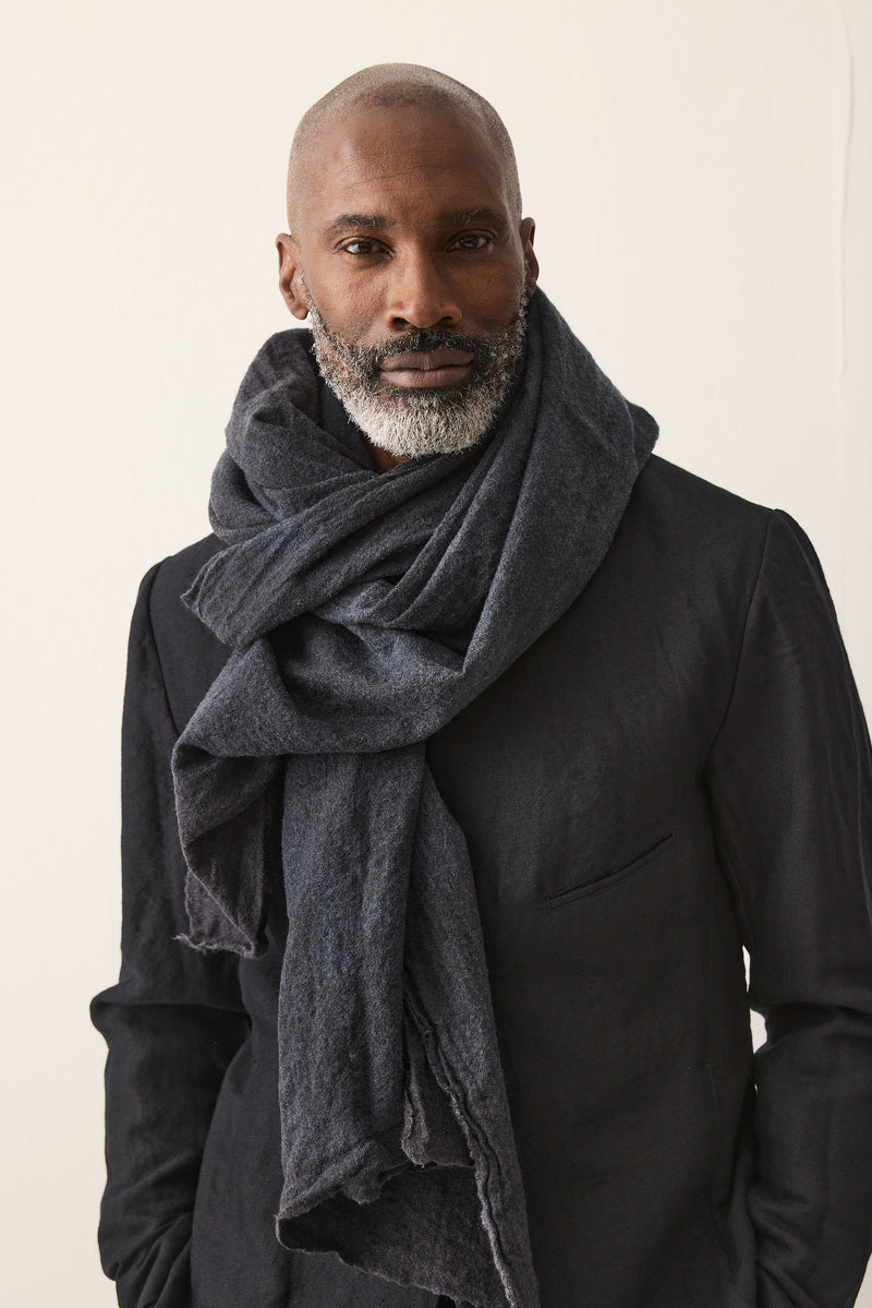 HANNIBAL COLLECTION-SCARF-SILAS 54.-FIR GREEN