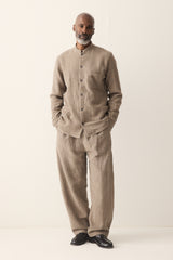 HANNIBAL COLLECTION-SHIRT-PIERCE 101.-NUTMEG