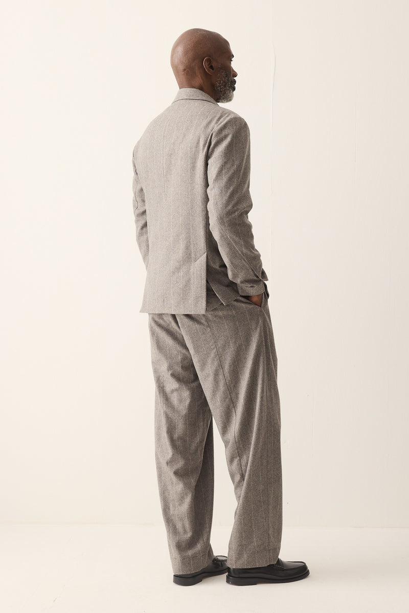 HANNIBAL COLLECTION-TROUSERS- HOMER 222.-GREY MARBLE