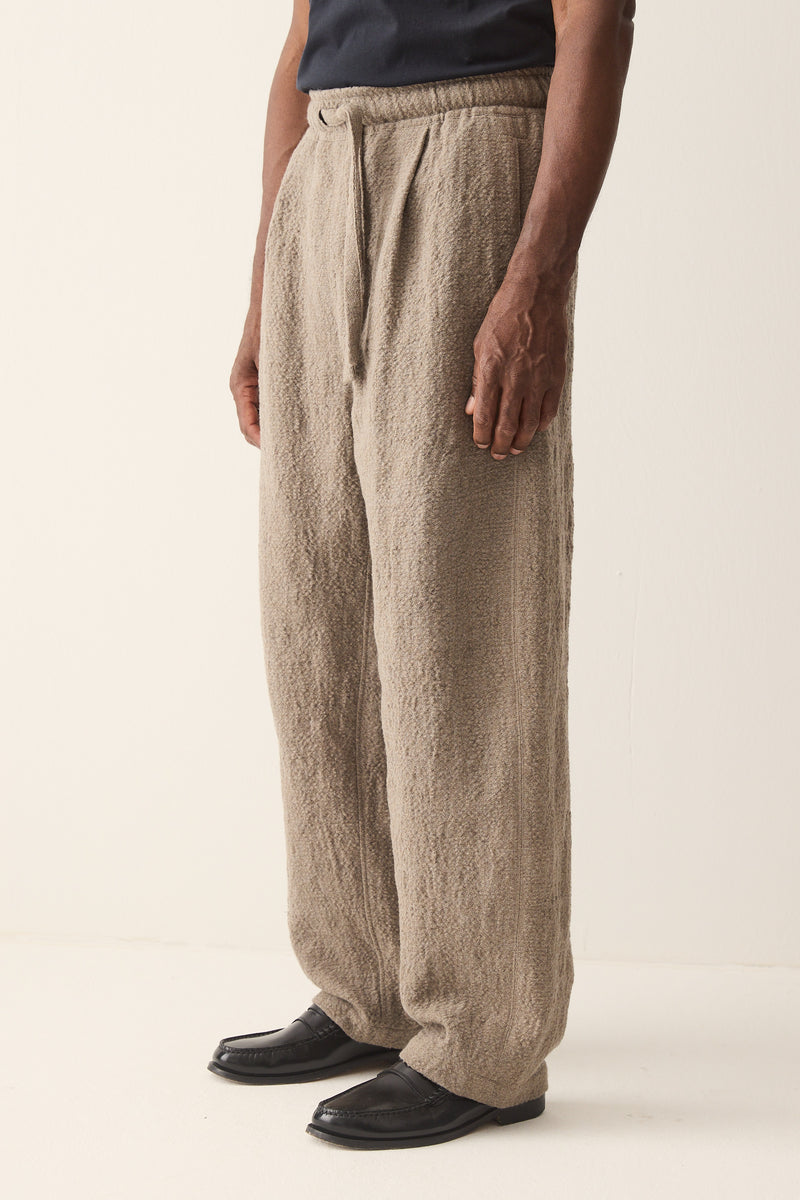 HANNIBAL COLLECTION-TROUSERS-WIKTOR 236.-NUTMEG