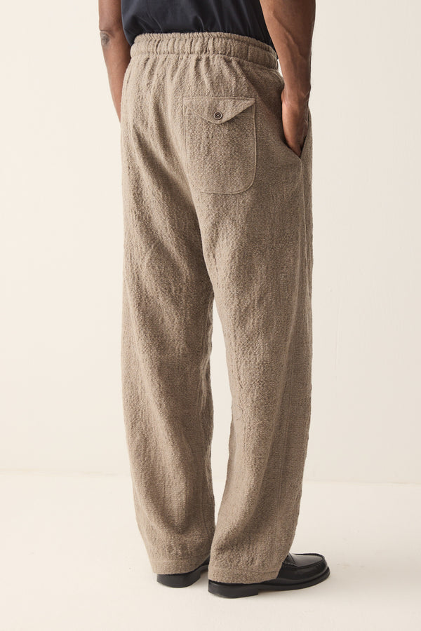 HANNIBAL COLLECTION-TROUSERS-WIKTOR 236.-NUTMEG