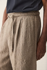 HANNIBAL COLLECTION-TROUSERS-WIKTOR 236.-NUTMEG
