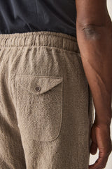 HANNIBAL COLLECTION-TROUSERS-WIKTOR 236.-NUTMEG