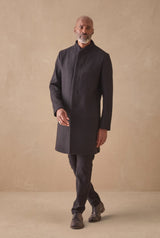 HANNIBAL COLLECTION-COAT-RAMAH 88.-BLACK