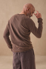 HANNIBAL COLLECTION-PULLOVER-ANTON 113-MOCHA