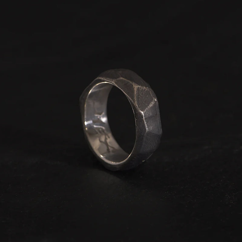 GASPARD HEX-NEOLITHIC RING-WIDE