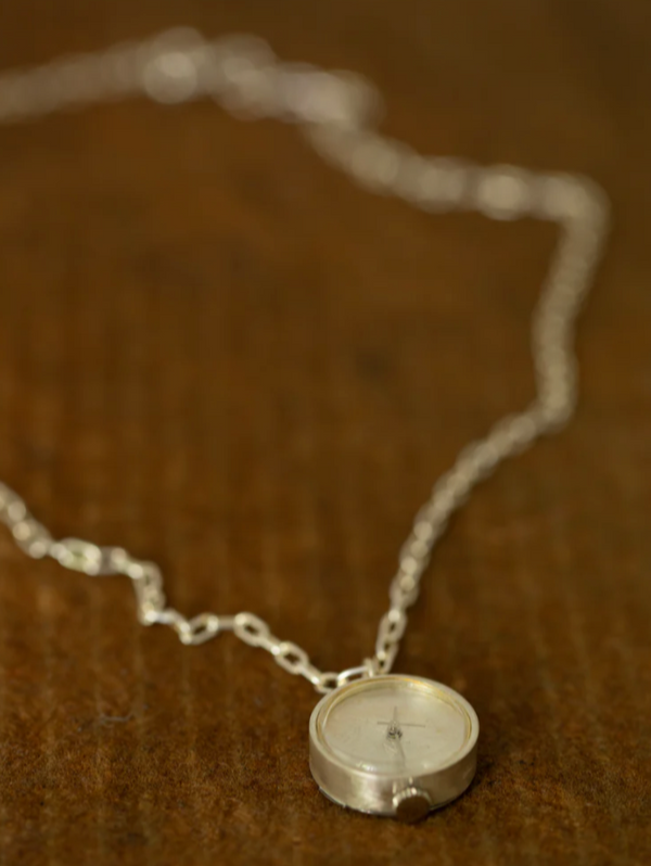 NEJICOMMU-WATCH-CONNECT CHAIN NECKLACE-GOLD/SILVER