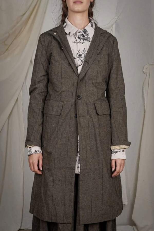 ALEKSANDR MANAMIS-LEAN SUMMER COAT-1260617-STRIPED-SIZE 1