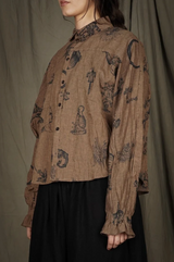 ALEKSANDR MANAMIS-AIRY SHIRT-2260430-BLEU BLEU