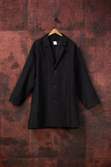 JAN JAN VAN ESSCHE-COAT #33-PITCH BLACK