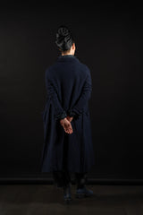 DANIEL ANDRESEN-LONG CARDIGAN-REVALTI-MARINE