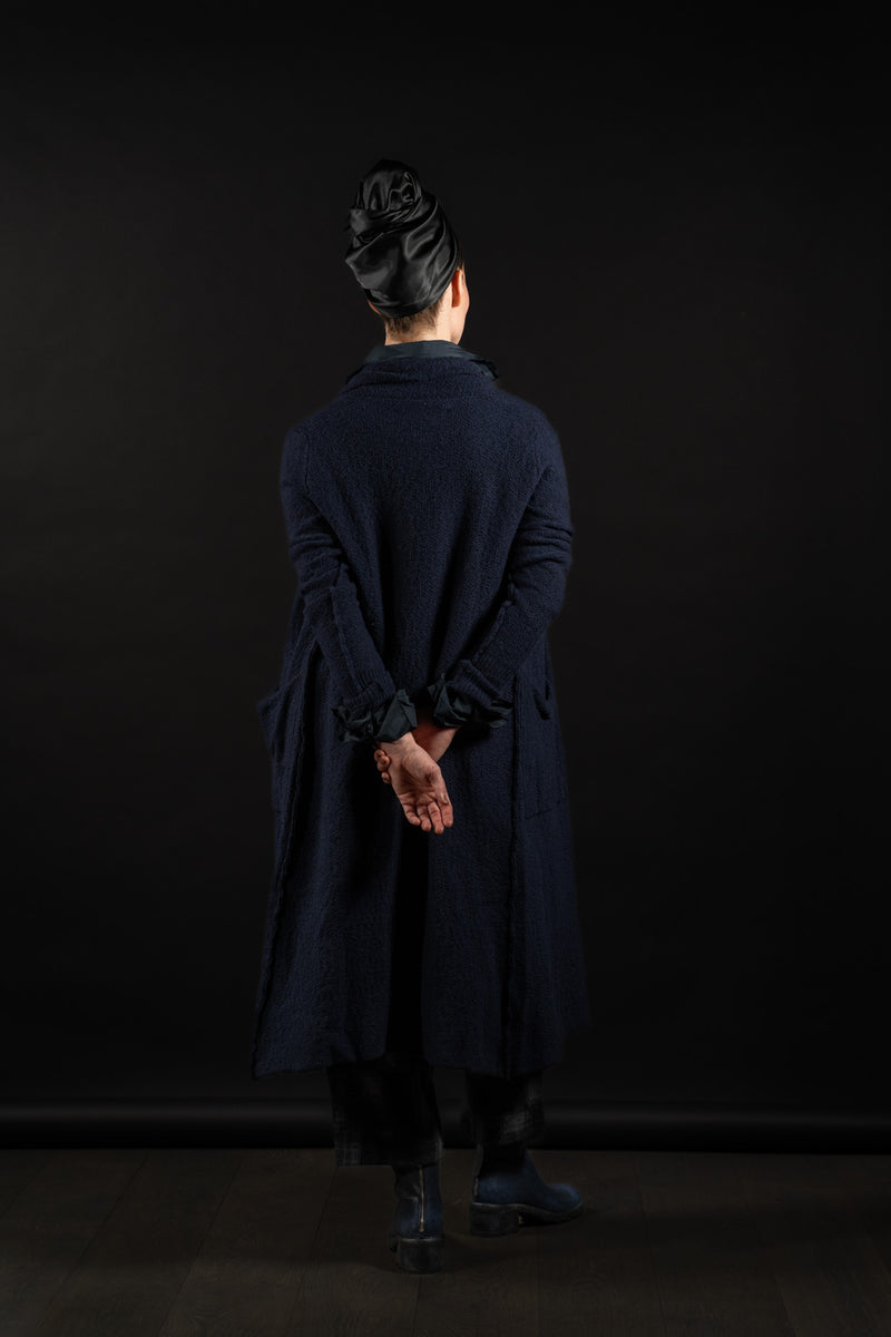 DANIEL ANDRESEN-LONG CARDIGAN-REVALTI-MARINE