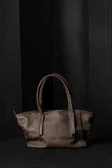 TUFORÉE-BAGS-TR044-WRAP ZIPPER SP SMALL-NUDE/DARK BROWN