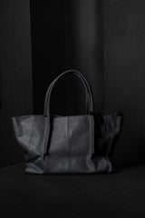 TUFORÉE-BAGS-TR054-WRAP ZIPPER SP LARGE-GRAIN/BLACK
