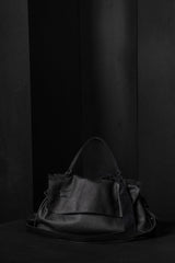 TUFORÉE-BAGS-TR013-REAR FLAT MEDIUM-NUDE/BLACK