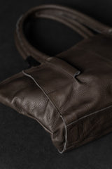 TUFORÉE-BAGS-TR044-WRAP ZIPPER SP SMALL-NUDE/DARK BROWN