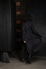 ISABEL BENENATO-CARDIGAN-DK53F26-BLACK