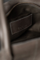 TUFORÉE-BAGS-TR044-WRAP ZIPPER SP SMALL-NUDE/DARK BROWN