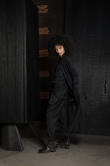 ISABEL BENENATO-CARDIGAN-DK53F26-BLACK