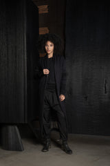 ISABEL BENENATO-CARDIGAN-DK53F26-BLACK