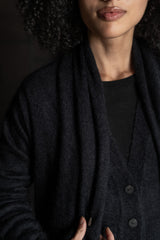 ISABEL BENENATO-CARDIGAN-DK53F26-BLACK