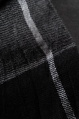 FORME D’EXPRESSION-HX131-SCARF-BLACK TARTAN