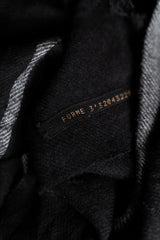 FORME D’EXPRESSION-HX131-SCARF-BLACK TARTAN