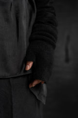 ISABEL BENENATO-FINGERLESS GLOVES-GK14F26-BLACK