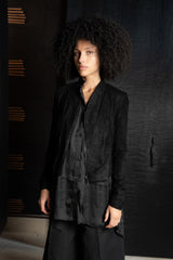 ISABEL BENENATO-JACKET-DL11F26-BLACK