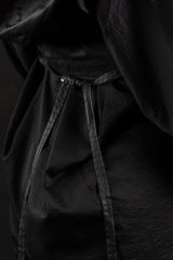 JAN JAN VAN ESSCHE-HOODPIECE #1-OFF BLACK