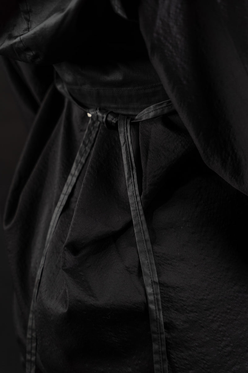 JAN JAN VAN ESSCHE-HOODPIECE #1-OFF BLACK