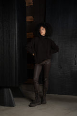 ISABEL BENENATO-SWEATER-DK12F26-BROWN