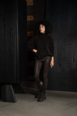 ISABEL BENENATO-SWEATER-DK12F26-BROWN
