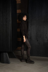 ISABEL BENENATO-SWEATER-DK12F26-BROWN