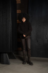 ISABEL BENENATO-SWEATER-DK12F26-BROWN