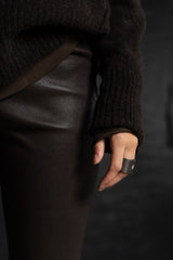 ISABEL BENENATO-SWEATER-DK12F26-BROWN