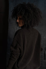ISABEL BENENATO-SWEATER-DK12F26-BROWN