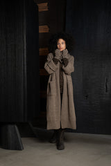 ISABEL BENENATO-FINGERLESS GLOVES-GK14F26-TAUPE
