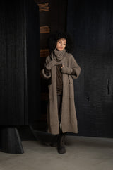 ISABEL BENENATO-FINGERLESS GLOVES-GK14F26-TAUPE