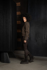 ISABEL BENENATO-SWEATER-DK22F26-BROWN