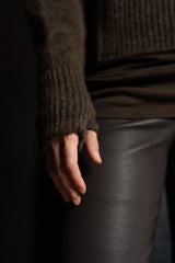 ISABEL BENENATO-SWEATER-DK22F26-BROWN
