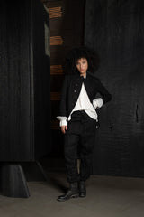 FORME D'EXPRESSION-JACKET-DG060-BLACK STRIPE