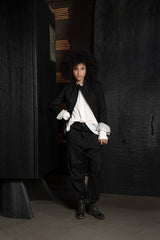 FORME D'EXPRESSION-JACKET-DG060-BLACK STRIPE